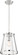 Bruge One Light Pendant in Polished Nickel / Clear Glass (72|60-6698)