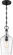 Hartley One Light Pendant in Matte Black / Clear Glass (72|60-6749)