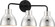 Sloan Three Light Vanity in Matte Black / Polished Nickel (72|60-6773)