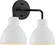 Sloan Two Light Vanity in Matte Black / Matte White (72|60-6785)