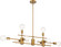 Delphi Eight Light Island Pendant in Aged Gold (72|60-6872)