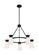 Caleta Five Light Chandelier in Black (72|60-7315)
