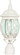 Central Park Three Light Post Lantern in White (72|60-897)
