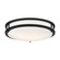 Glamour LED Flush Mount in Matte Black (72|62-1736)