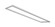 1X4 Backlit Panel Flange Kit in White (72|65-588)