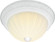 Two Light Flush Mount in Textured White (72|SF76-127)