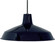 One Light Pendant in Black / White Interior (72|SF76-284)