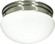 Two Light Flush Mount in Brushed Nickel (72|SF76-603)