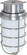 One Light Ceiling Mount in Metallic Silver (72|SF76-626)
