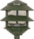 One Light Outdoor Lantern in Green (72|SF77-323)