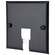 Canopy Track Plate in Black (72|TP213)