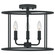 Abner Three Light Semi Flush Mount in Matte Black (10|ABR1714MBK)