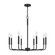 Abner Eight Light Chandelier in Matte Black (10|ABR5028MBK)