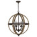 Fusion Six Light Pendant in Rustic Black (10|FSN3525RK)