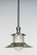 New England One Light Mini Pendant in Brushed Nickel (10|NA1510BN)