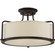 Calvary Three Light Semi-Flush Mount in Western Bronze (10|QF1715WT)