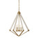Viewpoint Four Light Foyer Pendant in Weathered Brass (10|VP5204WS)