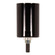 Phenolic Bottom Turn Knob With Removable Husk in Black (230|80-1326)