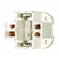 Socket in Aluminum / Frost (230|90-1551)