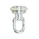 1/8 Ip Screw Collar Loop With Ring in Chrome (230|90-2343)