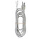 Cord Set in Clear Silver (230|90-2403)