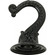 Swag Hook in Black (230|90-442)