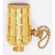 On-Off Pull Chain Socket in Polished Brass (230|90-869)