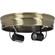 Two Light Ceiling Pan in Antique Brass (230|90-877)