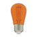 Light Bulb in Transparent Orange (230|S8026)