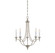 Herndon Five Light Chandelier in Satin Nickel (51|1-1008-5-SN)