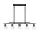 Calhoun Five Light Linear Chandelier in Matte Black (51|1-1023-5-89)