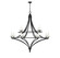 Director 12 Light Chandelier in Matte Black (51|1-1672-12-89)