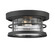 Barrett Two Light Flush Mount in Black (51|5-369-13-BK)