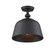 Berg One Light Semi-Flush Mount in Matte Black (51|6-3750-1-89)