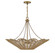 Cyperas Five Light Pendant in Warm Brass and Rope (51|7-1825-5-320)