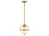 Westbourne One Light Pendant in Warm Brass (51|7-3100-1-322)