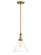 Drake One Light Pendant in Warm Brass (51|7-9132-1-322)