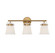 Kaden Three Light Bathroom Vanity in Warm Brass (51|8-1627-3-322)