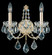 Century Two Light Wall Sconce in Black Pearl (53|1702-49)