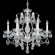 Century Six Light Chandelier in Silver (53|1705-40)