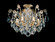 Renaissance Six Light Semi-Flush Mount in Black (53|3784-51)