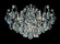Renaissance Eight Light Semi-Flush Mount in Antique Silver (53|3785-48)