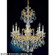 La Scala Eight Light Chandelier in Parchment Gold (53|5007-27S)