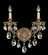 Milano Two Light Wall Sconce in Heirloom Gold (53|5642-22S)