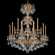 Milano 15 Light Chandelier in Heirloom Bronze (53|5686-76S)