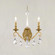 Renaissance Nouveau Two Light Wall Sconce in Black (53|RN3861N-51H)