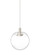 Palona LED Pendant in Satin Nickel (182|700MOPLNCS-LED930)