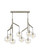 Sedona LED Chandelier in Satin Nickel (182|700SDNMPL2CS-LED927)