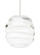 Audra One Light Pendant in Satin Nickel (182|700TDADRWS)