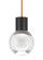 Mina LED Pendant in Black (182|700TDMINAP1CPB-LEDWD)